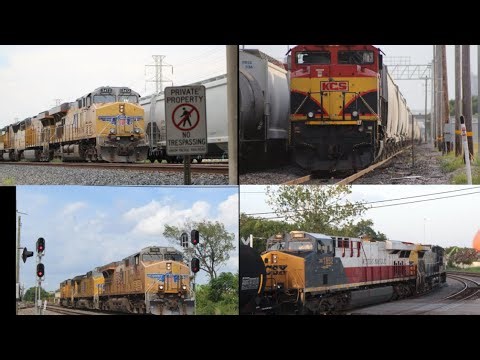 Railfaning Houston ft CSX UP CPKC BNSF and more