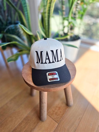 Embroidered 3D Puff Mama Hat, Custom Trucker Hat for Mom, Everyday Mom Hat, Mothers Day Gift for First Time Mom, Two Tone Snapback Cap - Etsy