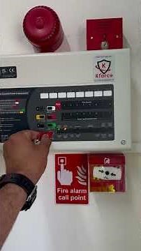 Fire alarm Ctec test weekly test conventional fire alarm system