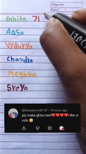 How to write your name in Korean🇰🇷☺️#shortfeed #shortvideo #learnkorean #koreanlanguage #bts #korean