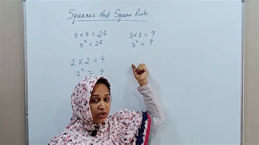 Squares And Square Roots by Munira's Shine Academy - Dailymotion