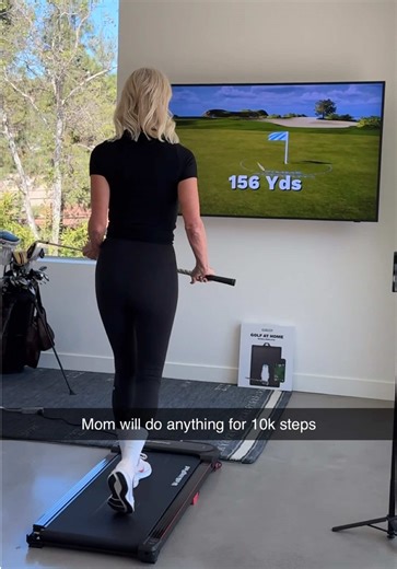 Is this genius or crazy? 🤣 #golf #mom | golf video