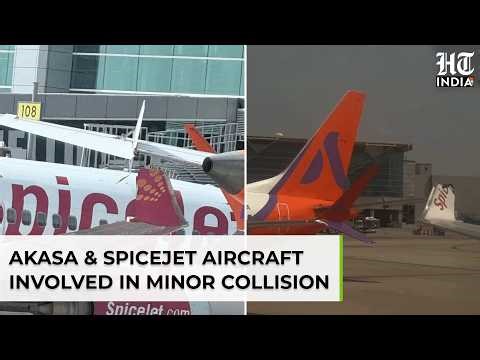 Delhi Runway Scare: SpiceJet, Akasa Aircraft Collide; Both Planes Grounded After Damage