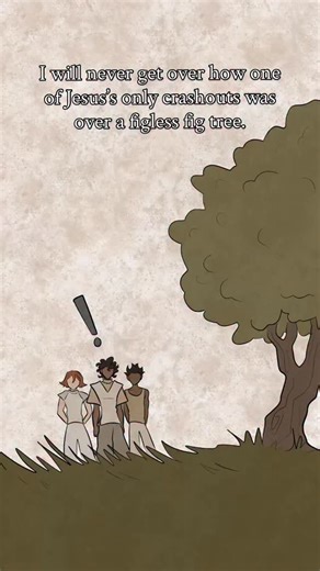 Anna Miriam Brown on Instagram: "He has grace on the most wicked sinners but draws the line at a fruitless tree. For those who don’t know, this is a reference to one of my favorite Bible stories where Jesus is hungry, he sees a fig tree in the distance and goes to get some figs. But when he reaches it, he finds no figs and he curses the tree. “May no one ever eat fruit from you again”. And the tree literally withers up and dies. And the disciples are all just standing there like: 🧍🧍🧍🧍🧍🧍🧍�