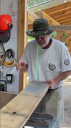 Laser-Guided Straight Cuts Every Time #woodworking #tools #precision