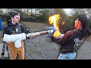 Building a Potato Cannon With My Friend (His First Time Ever)