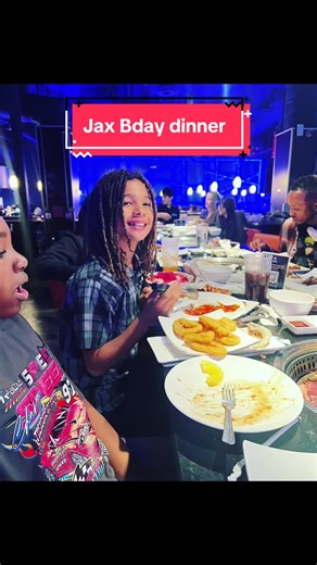 This boy turns 12 tomorrow.. cant believe it. #koreanbbq #jaxturns12 #goesbytoofast