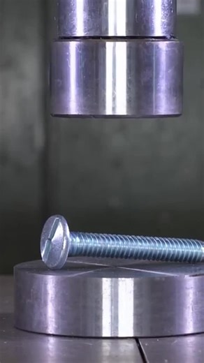 🌟 Ever wondered what happens when a metal screw is subjected to mind-blowing pressure? In this thrilling video, watch as we reveal the incredible transformation of a screw under an industrial hydraulic press! 💥 Prepare to be amazed by the power of pressure! Dont miss out—hit play now to witness this jaw-dropping experiment! 🔧💪 #HydraulicPress #ScienceMagic #MetalTransformation #Engineering #SatisfyingVideos #IndustrialPower #TransformationTuesday #PhysicsExperiments