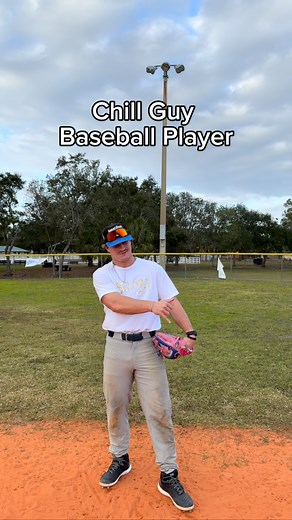 Austin Schultz on Instagram: "Chill Guy Ballplayer 😎 #comedy #baseball #reels #viral #funny"