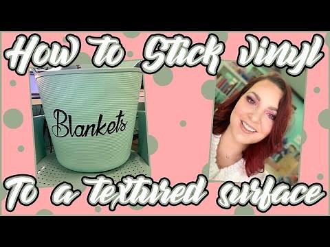 How to Put Adhesive Vinyl on a Textured Surface