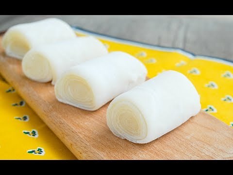 懷舊港式香蕉糕食譜 簡單做法｜Banana Mochi Rolls Recipe