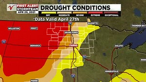 The latest drought condition update for our region: | Valley News Live