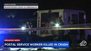 USPS worker killed in collision in Santa Rosa, police say