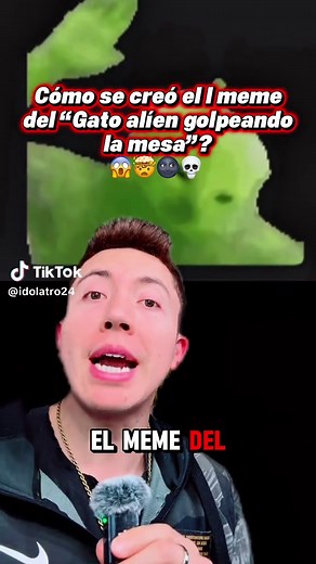 Gato Alíen: Origen del Meme Golpeando la Mesa