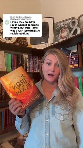 Replying to @Charlottesville Bookworm the fact I was so excited for this release makes it even more infuriating. #fy #fyp #ironflame #fourthwing #sarahjmaas #booktok #bookish #throneofglass #acotar #crescentcity #booktoker