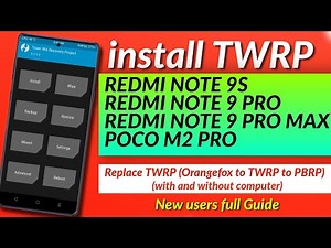 install TWRP on Poco M2 Pro, Redmi Note 9S/9 Pro/9 Pro Max (Miatoll) | One Click TWRP Installation