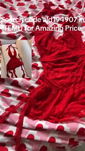 Sponsored by Temu is is A Stylish And Sexy New Red Lace Halter Neck Dress with a Backless Design And Ruffled Hem, Perfect for a Date Outfit . @Temu_haul click the links in my bio or search code : ald194907 on the temu app to get the product now!! #temu #temufinds #ad