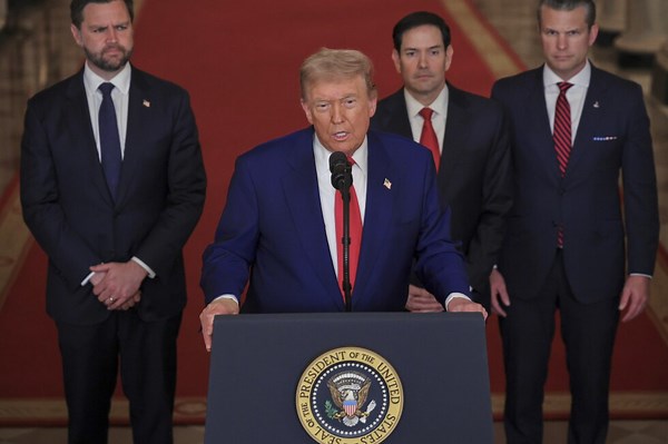Transcript of Trump’s speech on US strikes on Iran