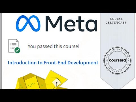 Meta Introduction to Front-End Development | Coursera Full Review