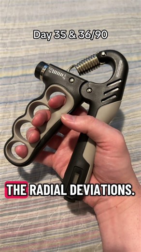 Day 35 & 36 of the “Road to Popeye Arms” Challenge #forearms #handgripper #exercise
