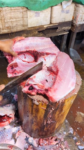 One Fish, One Knife – Katla Turned into Clean Slices #shorts