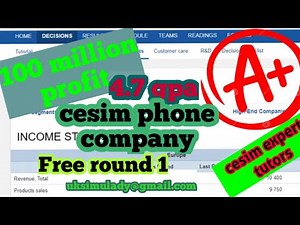 FREE cesim round 1 answers and guide 2025