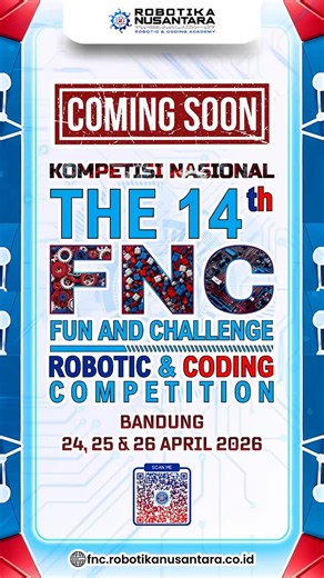 Les Robotic Belajar Robotic | 🛡Kompetisi Nasional *Fun and Challenge Robotic & Coding Competition atau FNC ke 14* Segera hadir dengan Tema *”Inclusive Future: Robots for... | Instagram