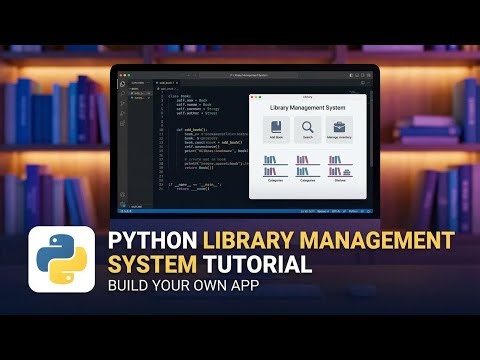 A simple library management program | With Python
