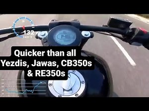 Keeway V302C ACCELERATION & BRAKING TESTED