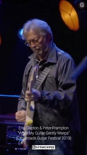 14 reactions | Eric Clapton & Peter Frampton "While My Guitar Gently...