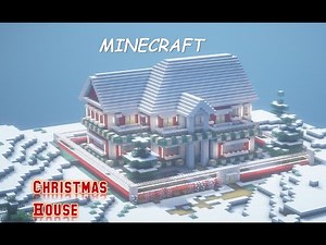 Minecraft Tutorial & How To Build a Large Christmas House