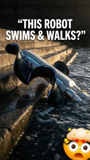 This Robot Can Swim AND Walk 🤯 | Future Ocean Tech#shortsfeed #shorts #viral #robot