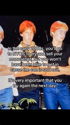 Diary of a Wimpy Kid on Instagram: "The funny thing is, Jeff stayed in New York one extra night to go to a Billy Joel concert. If he had gone home that night, he never would have tried his luck at NYCC a second time and meet his future (and current) Wimpy Kid editor, Charlie. 🥹 #wimpykid #diaryofawimpykid #jeffkinney"