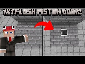 1x1 Horizontal (Hidden) Piston Door Tutorial (1.21+)