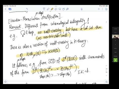 Tudor Padurariu - BPS cohomology and quasi-BPS categories (Lecture 4 of 4)