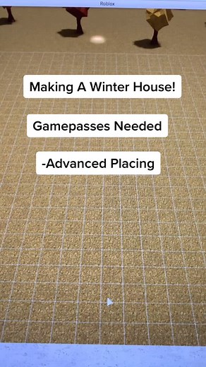 Building a Winter House in Bloxburg