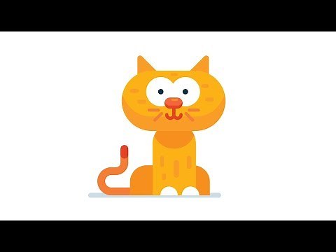 Draw a cat SUPER EASY tutorial in adobe illustrator