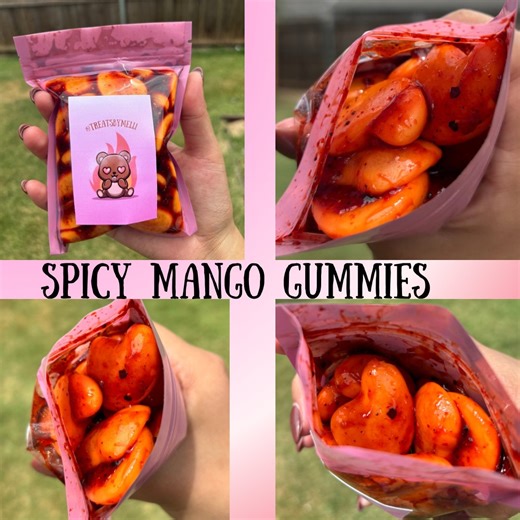 Chamoy Spicy Mango Gummies: Mexican Candy Treats - Etsy