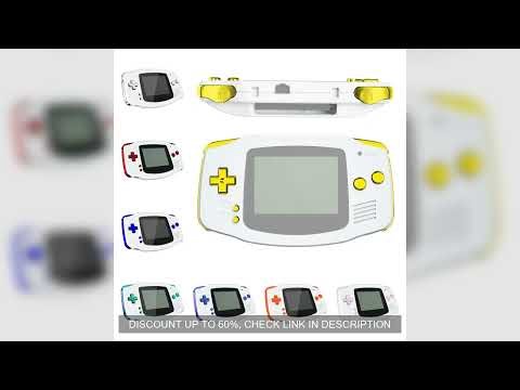 eXtremeRate Replacement Full Set Buttons for Gameboy Advance for GBA - Handheld Game Console NOT Inc
