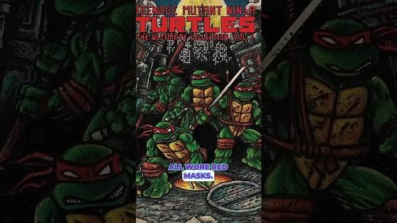 WHY did the Teenage Mutant Ninja Turtles all wear red masks? 🔥 #tmnt