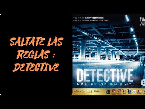 DETECTIVE : Como se juega [ES] (Reglas - tutorial - instrucciones)