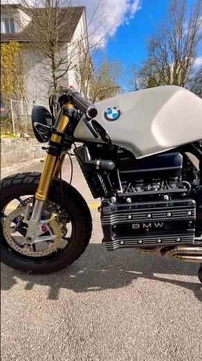 BMW K100 with SES Factory exhaust. Watch the installation video #bmw #bmwk100 #caferacer #custom