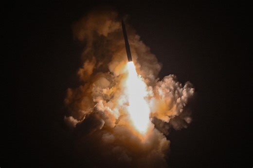 US Air Force conducts Minuteman III ICBM test launch
