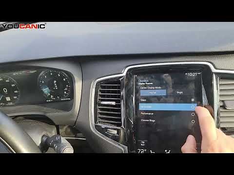 2016–2024 Volvo XC90: How to Show the Map on the Digital Instrument Cluster