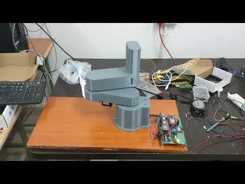 Auto home of 3D printed SCARA robot