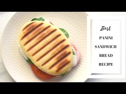 Panini Bread Recipe/Best sandwich bread recipe/How to make panini bread at home