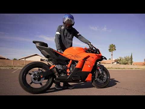 2026 KTM 990 RC R Stock vs. Austin Racing V3 Mini-R Exhaust Sound Comparison