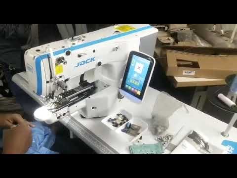 JK-1903G-DII Computerized Button Attaching Machine Automatic Button Sewing Machine Industrial Sewing