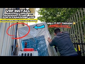 VRF INSTALL + HOW TO BEND COPPER PIPE * HVAC LIFE