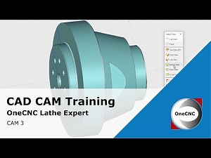 Applying a Face Operation in OneCNC Lathe Expert - CAM Training 3